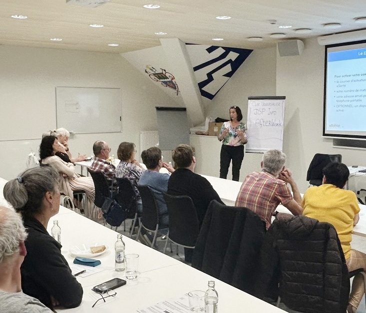 Succès pour la séance d’information « myDSP on tour » à Baschleiden
